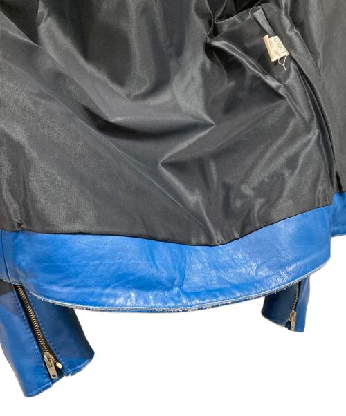 Lewis Leathers（ルイスレザース）Lewis Leathers (ルイスレザース) 391 LIGHTNING-ダブルライダースジャケット ブルー サイズ:34の古着・服飾アイテム