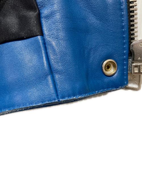 Lewis Leathers（ルイスレザース）Lewis Leathers (ルイスレザース) 391 LIGHTNING-ダブルライダースジャケット ブルー サイズ:34の古着・服飾アイテム