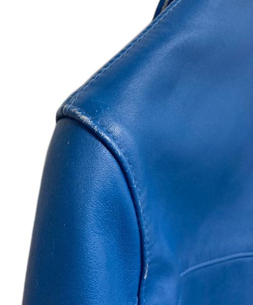 Lewis Leathers（ルイスレザース）Lewis Leathers (ルイスレザース) 391 LIGHTNING-ダブルライダースジャケット ブルー サイズ:34の古着・服飾アイテム