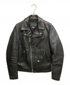 SCHOTT BROS.×JOURNAL STANDARDショット×ジャーナルスタンダード）の古着「別注ダブルライダースジャケット」｜ブラック