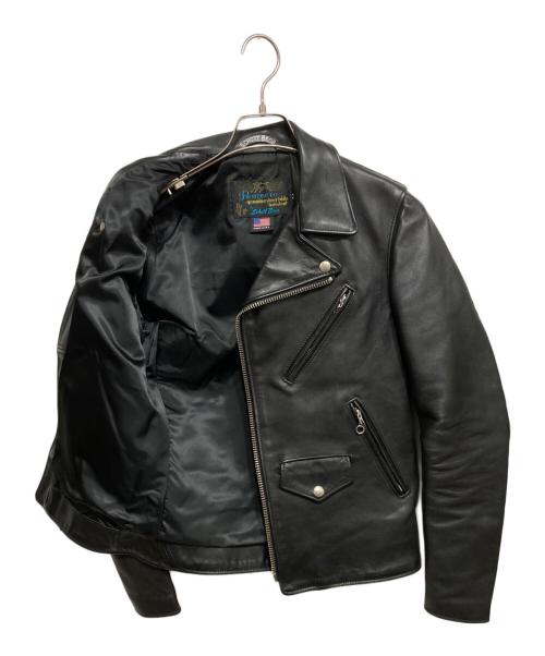 SCHOTT BROS.（ショット）SCHOTT BROS. (ショット) JOURNAL STANDARD (ジャーナルスタンダード) 別注ダブルライダースジャケット ブラック サイズ:34の古着・服飾アイテム