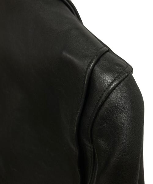 SCHOTT BROS.（ショット）SCHOTT BROS. (ショット) JOURNAL STANDARD (ジャーナルスタンダード) 別注ダブルライダースジャケット ブラック サイズ:34の古着・服飾アイテム