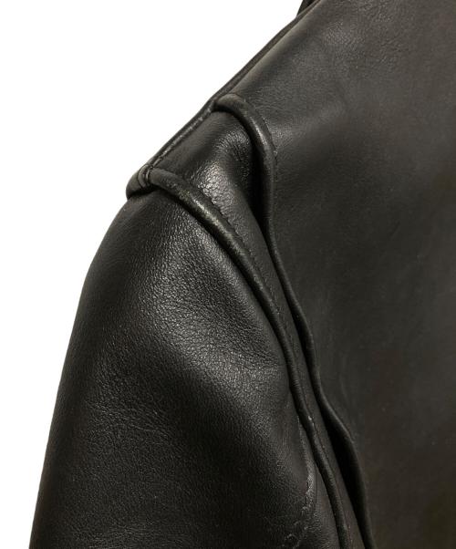 SCHOTT BROS.（ショット）SCHOTT BROS. (ショット) JOURNAL STANDARD (ジャーナルスタンダード) 別注ダブルライダースジャケット ブラック サイズ:34の古着・服飾アイテム