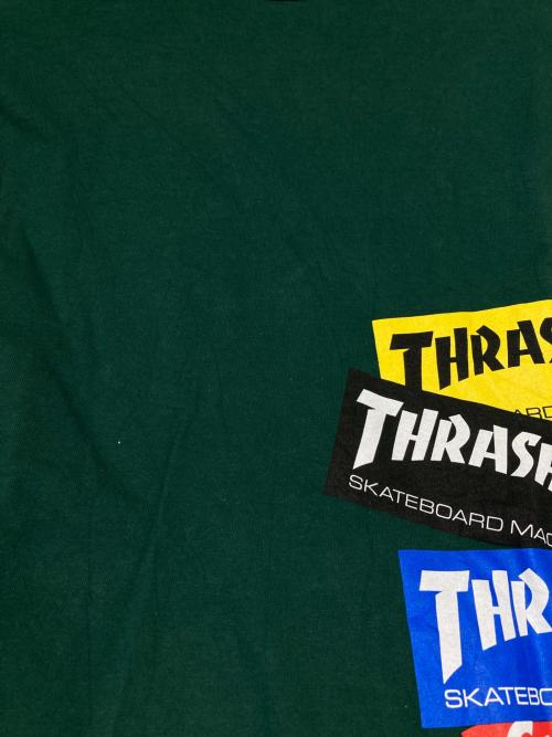 SUPREME（シュプリーム）SUPREME (シュプリーム) THRASHER (スラッシャー) Multi Logo L/S Tee グリーン サイズ:Mの古着・服飾アイテム