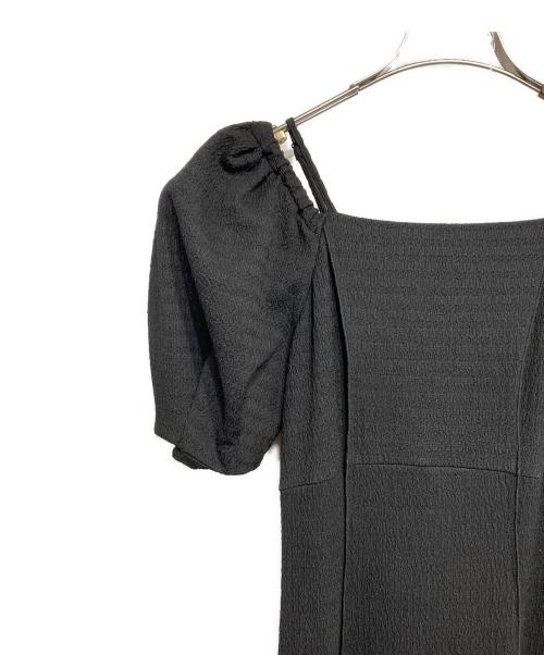 Snidel（スナイデル）Snidel (スナイデル) オフショルダーマキシドレス ブラック サイズ:ONEの古着・服飾アイテム