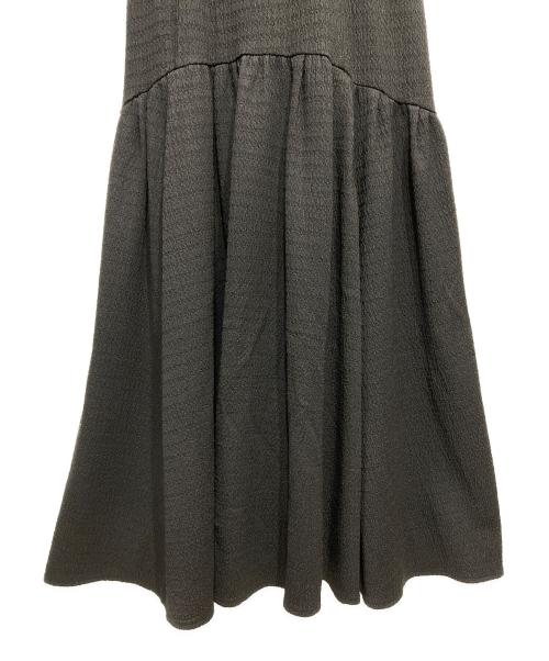 Snidel（スナイデル）Snidel (スナイデル) オフショルダーマキシドレス ブラック サイズ:ONEの古着・服飾アイテム