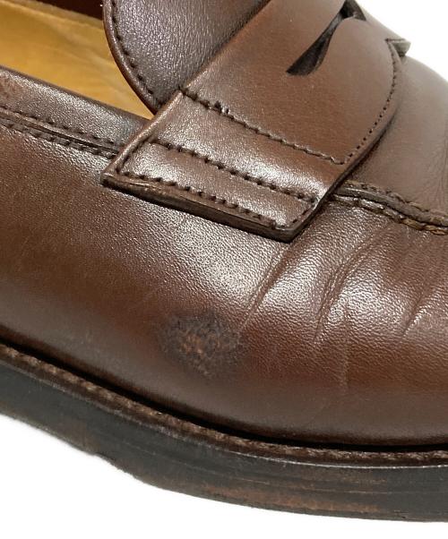 BOW-TIE（ボウタイ）BOW-TIE (ボウタイ) ローファー ブラウン サイズ:6 1/2の古着・服飾アイテム