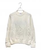 adidas×Noahアディダス×ノア）の古着「バックロゴ刺繍ローゲージニットセーター」｜ホワイト