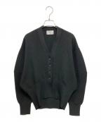 CLANEクラネ）の古着「CURVE SLEEVE KNIT CD」｜ブラック