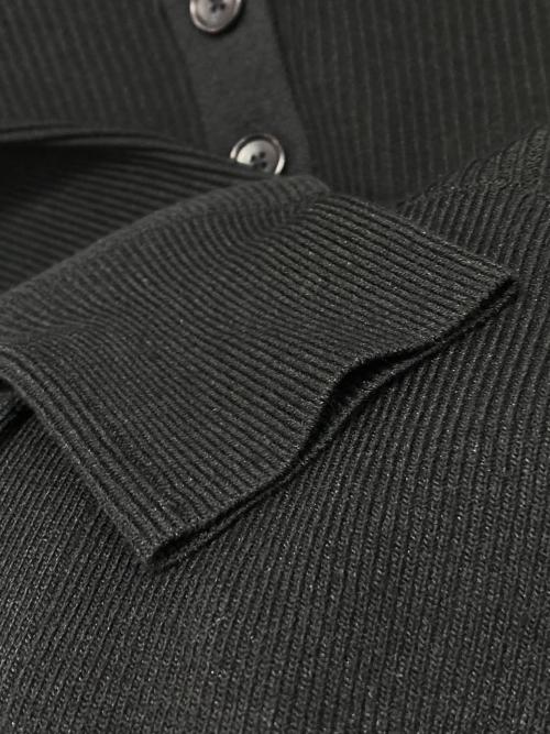 CLANE（クラネ）CLANE (クラネ) CURVE SLEEVE KNIT CD ブラック サイズ:1の古着・服飾アイテム