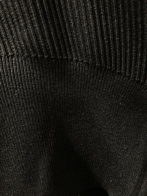 CLANE（クラネ）CLANE (クラネ) CURVE SLEEVE KNIT CD ブラック サイズ:1の古着・服飾アイテム