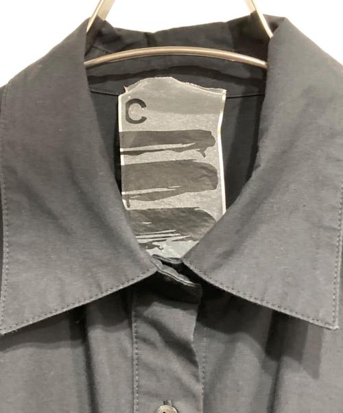 CHAOS（カオス）CHAOS (カオス) コットン混シャツワンピース ブラック サイズ:Fの古着・服飾アイテム