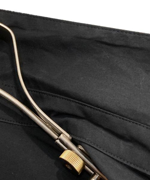 CHAOS（カオス）CHAOS (カオス) コットン混シャツワンピース ブラック サイズ:Fの古着・服飾アイテム