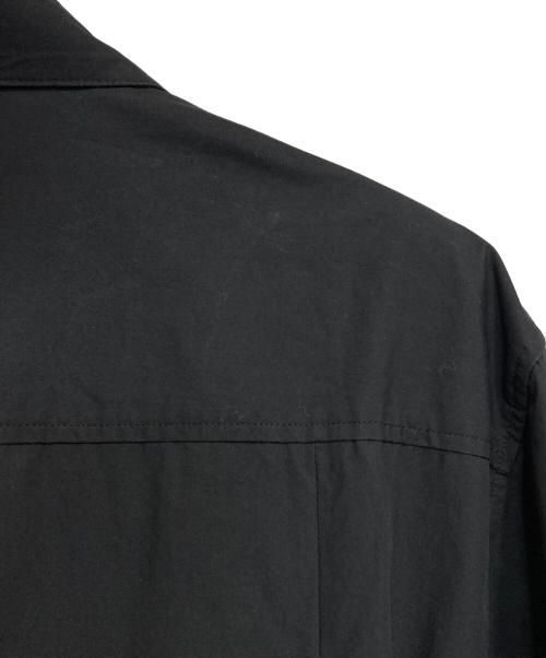 CHAOS（カオス）CHAOS (カオス) コットン混シャツワンピース ブラック サイズ:Fの古着・服飾アイテム