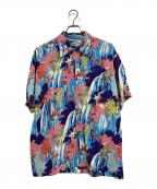 Sun Surfサンサーフ）の古着「RAYON HAWAIIAN SHIRT “SWALLOW WILDLY FLUTTERING”」｜ブルー