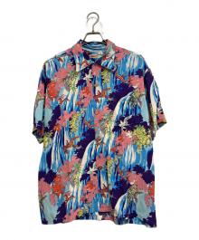 Sun Surf（サンサーフ）の古着「RAYON HAWAIIAN SHIRT “SWALLOW WILDLY FLUTTERING”」｜ブルー