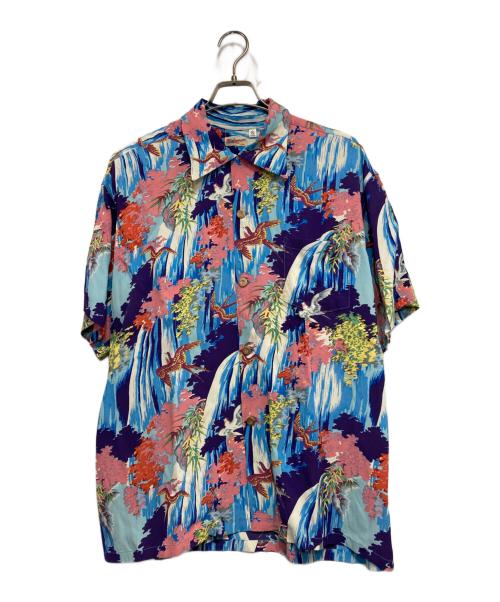Sun Surf（サンサーフ）Sun Surf (サンサーフ) RAYON HAWAIIAN SHIRT “SWALLOW WILDLY FLUTTERING” ブルー サイズ:XLの古着・服飾アイテム