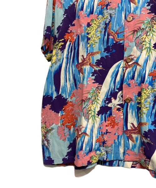 Sun Surf（サンサーフ）Sun Surf (サンサーフ) RAYON HAWAIIAN SHIRT “SWALLOW WILDLY FLUTTERING” ブルー サイズ:XLの古着・服飾アイテム