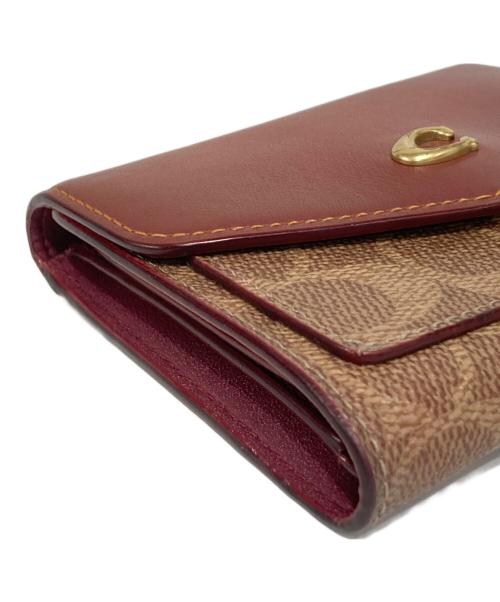 COACH（コーチ）COACH (コーチ) シグネチャーウォレット ブラウンの古着・服飾アイテム