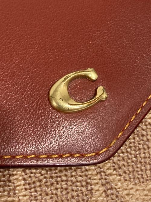 COACH（コーチ）COACH (コーチ) シグネチャーウォレット ブラウンの古着・服飾アイテム