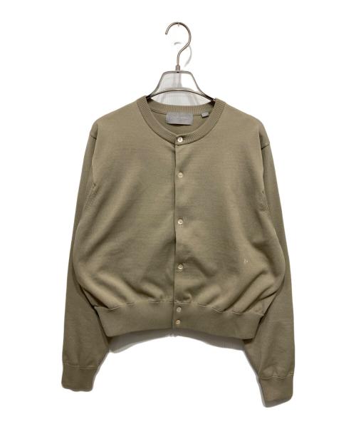 Gymphlex（ジムフレックス）Gymphlex (ジムフレックス) CREW NECK CARDIGAN/クルーネックカーディガン ベージュ サイズ:12の古着・服飾アイテム