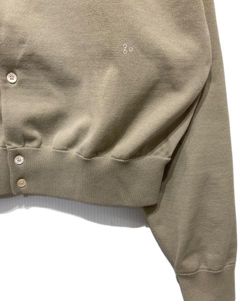 Gymphlex（ジムフレックス）Gymphlex (ジムフレックス) CREW NECK CARDIGAN/クルーネックカーディガン ベージュ サイズ:12の古着・服飾アイテム