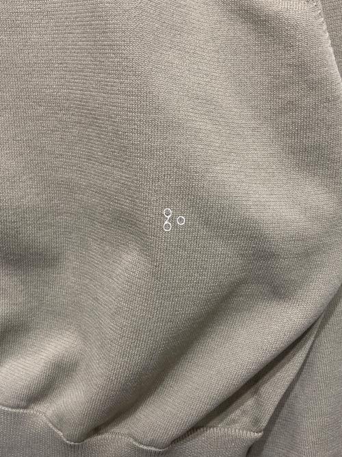 Gymphlex（ジムフレックス）Gymphlex (ジムフレックス) CREW NECK CARDIGAN/クルーネックカーディガン ベージュ サイズ:12の古着・服飾アイテム