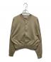 Gymphlex（ジムフレックス）の古着「CREW NECK CARDIGAN/クルーネックカーディガン」｜ベージュ