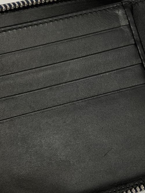 LOEWE（ロエベ）LOEWE (ロエベ) Puzzle zip-around small leather wallet/パズル ジップアラウンド スモールレザーウォレット ネイビーの古着・服飾アイテム