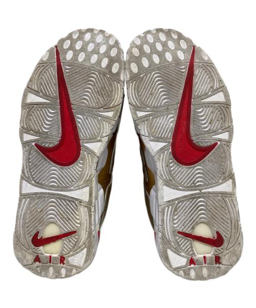 NIKE（ナイキ）NIKE (ナイキ) SUPREME (シュプリーム) AIR MORE UPTEMPO/エア モア アップテンポ ゴールド×ホワイト サイズ:28.5の古着・服飾アイテム