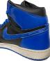 中古・古着 NIKE (ナイキ) Air Jordan 1 Retro High ブラック×ブルー サイズ:26.5：12000円