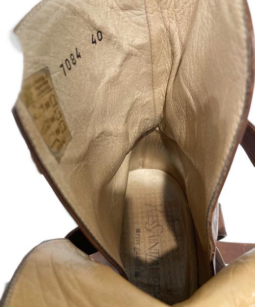 Saint Laurent Paris（サンローランパリ）Saint Laurent Paris (サンローランパリ) ジョッパーブーツ ブラウン サイズ:40の古着・服飾アイテム