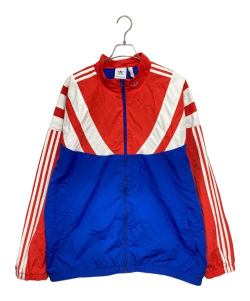 adidas（アディダス）adidas (アディダス) トラック トップ カレッジロイヤル レッド×ブルー サイズ:5XOの古着・服飾アイテム