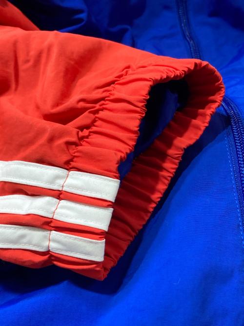 adidas（アディダス）adidas (アディダス) トラック トップ カレッジロイヤル レッド×ブルー サイズ:5XOの古着・服飾アイテム