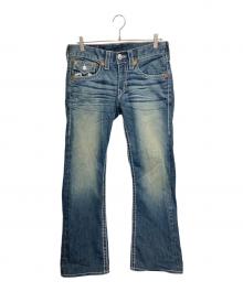 TRUE RELIGION（トゥルー レリジョン）の古着「RAINBOW BILLY-フレアデニムパンツ」｜インディゴ