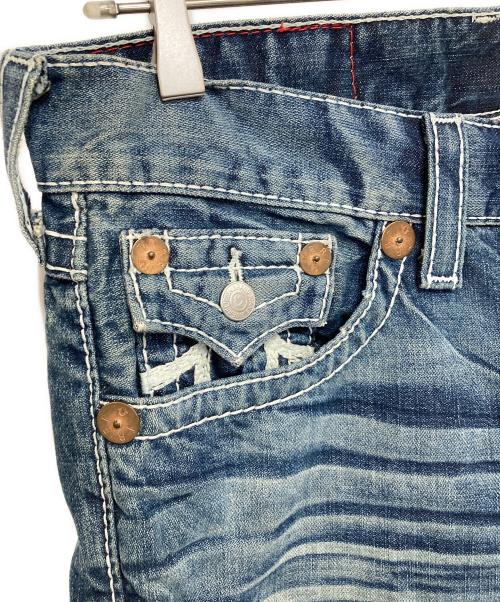 TRUE RELIGION（トゥルー レリジョン）TRUE RELIGION (トゥルー レリジョン) RAINBOW BILLY-フレアデニムパンツ インディゴ サイズ:31の古着・服飾アイテム