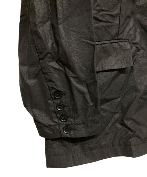 earthy（アーシー）earthy (アーシー) レザーナイロンBIGテーラードジャケット/レザーナイロンティアードスカート セットアップ ブラック サイズ:Ｆの古着・服飾アイテム