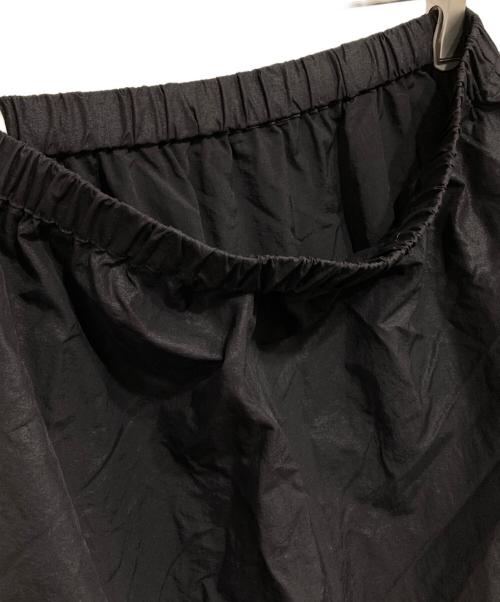 earthy（アーシー）earthy (アーシー) レザーナイロンBIGテーラードジャケット/レザーナイロンティアードスカート セットアップ ブラック サイズ:Ｆの古着・服飾アイテム