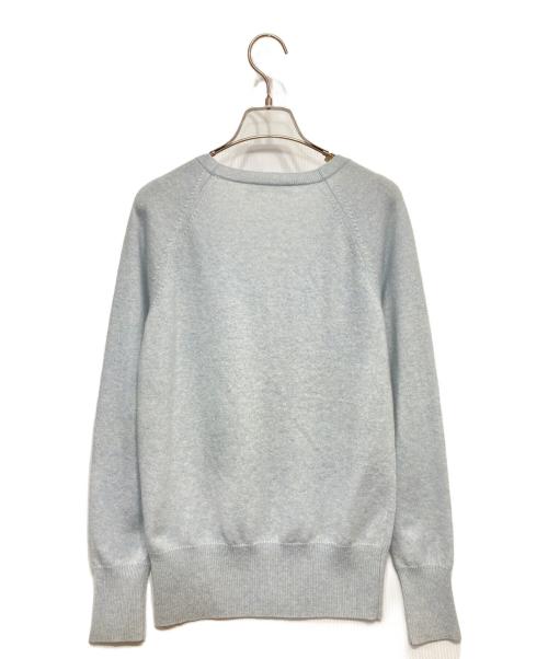 Humoresque（ユーモレスク）Humoresque (ユーモレスク) カシミヤカーディガン ブルー サイズ:-の古着・服飾アイテム