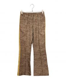 Needles（ニードルズ）の古着「S.L. W.U.Boot-Cut Pant-paisley Jq.」｜ブラウン