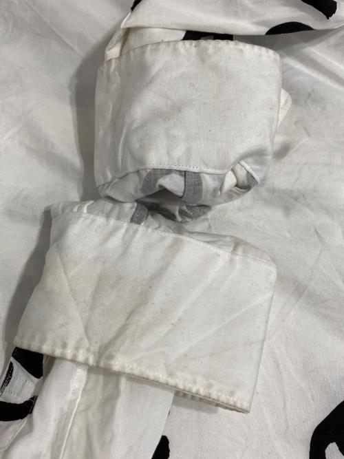 COMME des GARCONS HOMME PLUS（コムデギャルソンオムプリュス）COMME des GARCONS HOMME PLUS (コムデギャルソンオムプリュス) メッセージプリントロングシャツ ホワイト サイズ:Sの古着・服飾アイテム