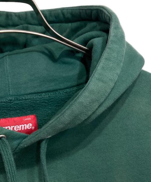 SUPREME（シュプリーム）SUPREME (シュプリーム) Bleached Hooded Sweatshirt グリーン サイズ:LARGEの古着・服飾アイテム