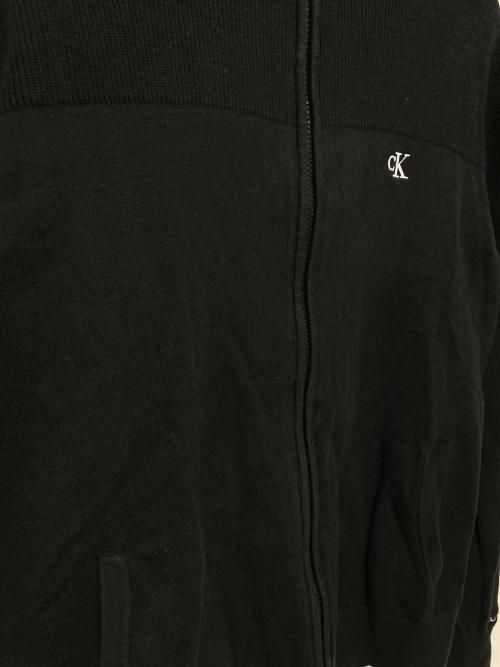 Calvin Klein Jeans（カルバンクラインジーンズ）Calvin Klein Jeans (カルバンクラインジーンズ) ジップアップジャケット ブラック サイズ: Mの古着・服飾アイテム