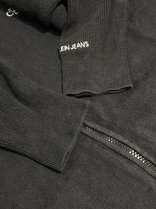 Calvin Klein Jeans（カルバンクラインジーンズ）Calvin Klein Jeans (カルバンクラインジーンズ) ジップアップジャケット ブラック サイズ: Mの古着・服飾アイテム