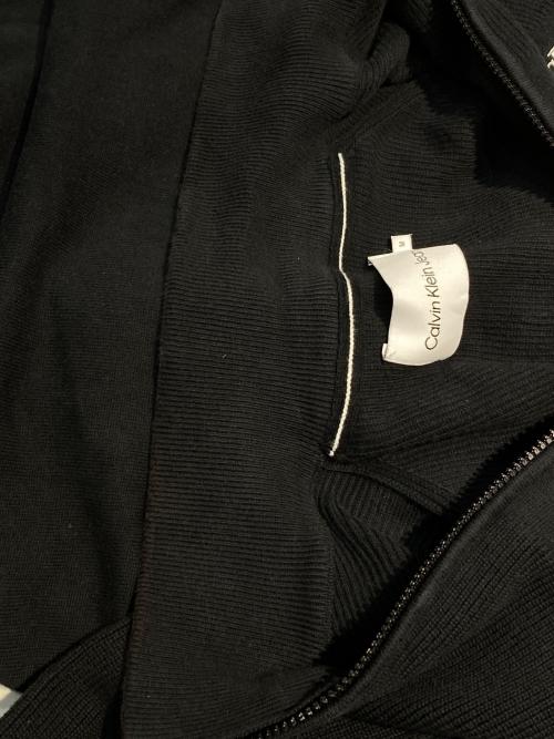Calvin Klein Jeans（カルバンクラインジーンズ）Calvin Klein Jeans (カルバンクラインジーンズ) ジップアップジャケット ブラック サイズ: Mの古着・服飾アイテム