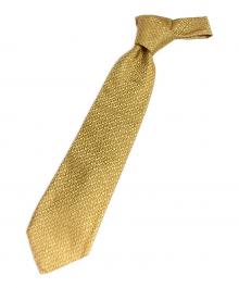 LOUIS VUITTON（ルイ ヴィトン）の古着「総柄ネクタイ」｜ゴールド