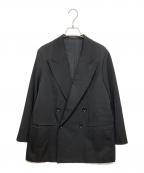 Yohji Yamamoto FEMMEヨウジヤマモトファム）の古着「ダブルジャケット」｜ブラック