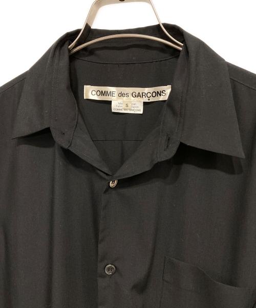 COMME des GARCONS（コムデギャルソン）COMME des GARCONS (コムデギャルソン) ポリエステルスパンブロードプリーツブラウス ブラック サイズ:Sの古着・服飾アイテム