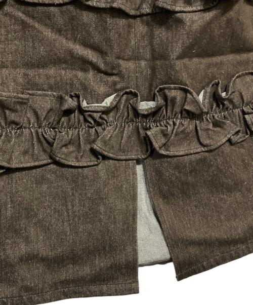 Mistletoe（ミソルト）Mistletoe (ミソルト) fringe salopette /フリンジサロペット ブラウン サイズ:Fの古着・服飾アイテム