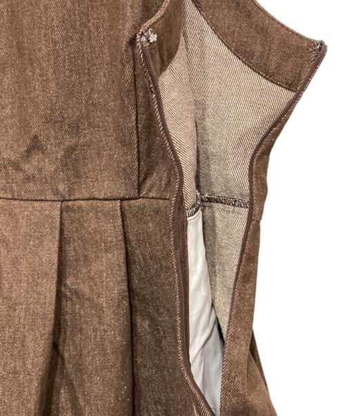 Mistletoe（ミソルト）Mistletoe (ミソルト) fringe salopette /フリンジサロペット ブラウン サイズ:Fの古着・服飾アイテム